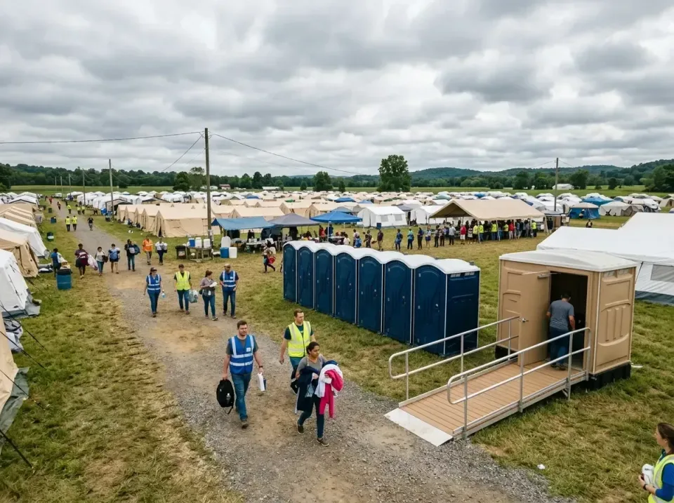 disaster-relief-camp-restrooms-010 — frequently asked questions, Dumpster & Portable Bathrooms Rental in Tilton, IL